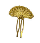 Small Flamenco Comb in Golden Metal. Small Fan 3.306€ #51225PNC002